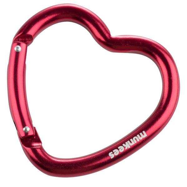 کارابین قلب مانکیز 3221 Heart Carabiner Red