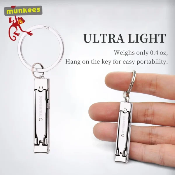 جا کلیدی مانکیز Munkees 2500 Ultra-thin Nail Clipper - Image 3