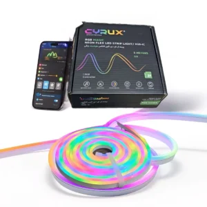 ریسه ۵ متری LED نئون فلکس هوشمند رنگی CYRUX