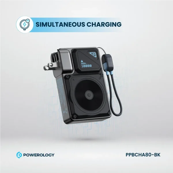 شارژر و پاوربانک 10000mAh پاورولوژی Powerology PPBCHA80-BK - Image 10