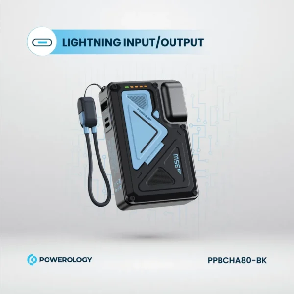 شارژر و پاوربانک 10000mAh پاورولوژی Powerology PPBCHA80-BK - Image 6