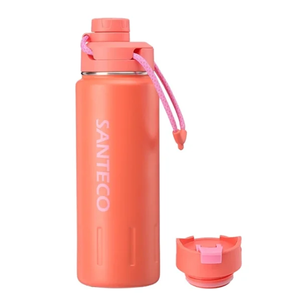 قمقمه سانتکو Santeco K2 Bottle Two Lids 710 - Image 2