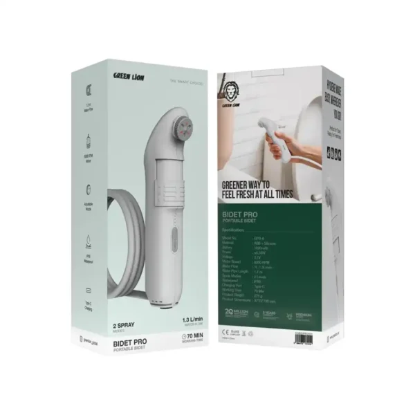 بیده شارژی گرین لاین Green Lion Bidet Pro 5.55W - Image 5